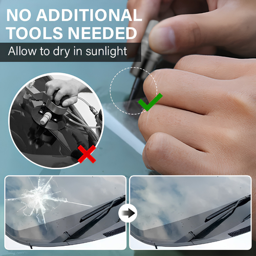 Caranmi GlassFix — Windshield Chip & Crack Repair Kit